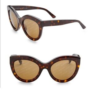 Balenciaga 54mm All-Over Logo Lens Cat Eye